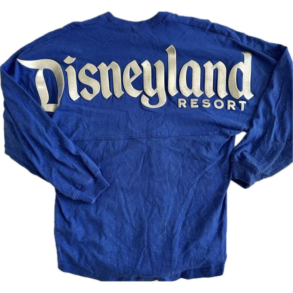 Disneyland Resort "Wishes Come True Blue" Sparkle Spirit Jersey Sz XL